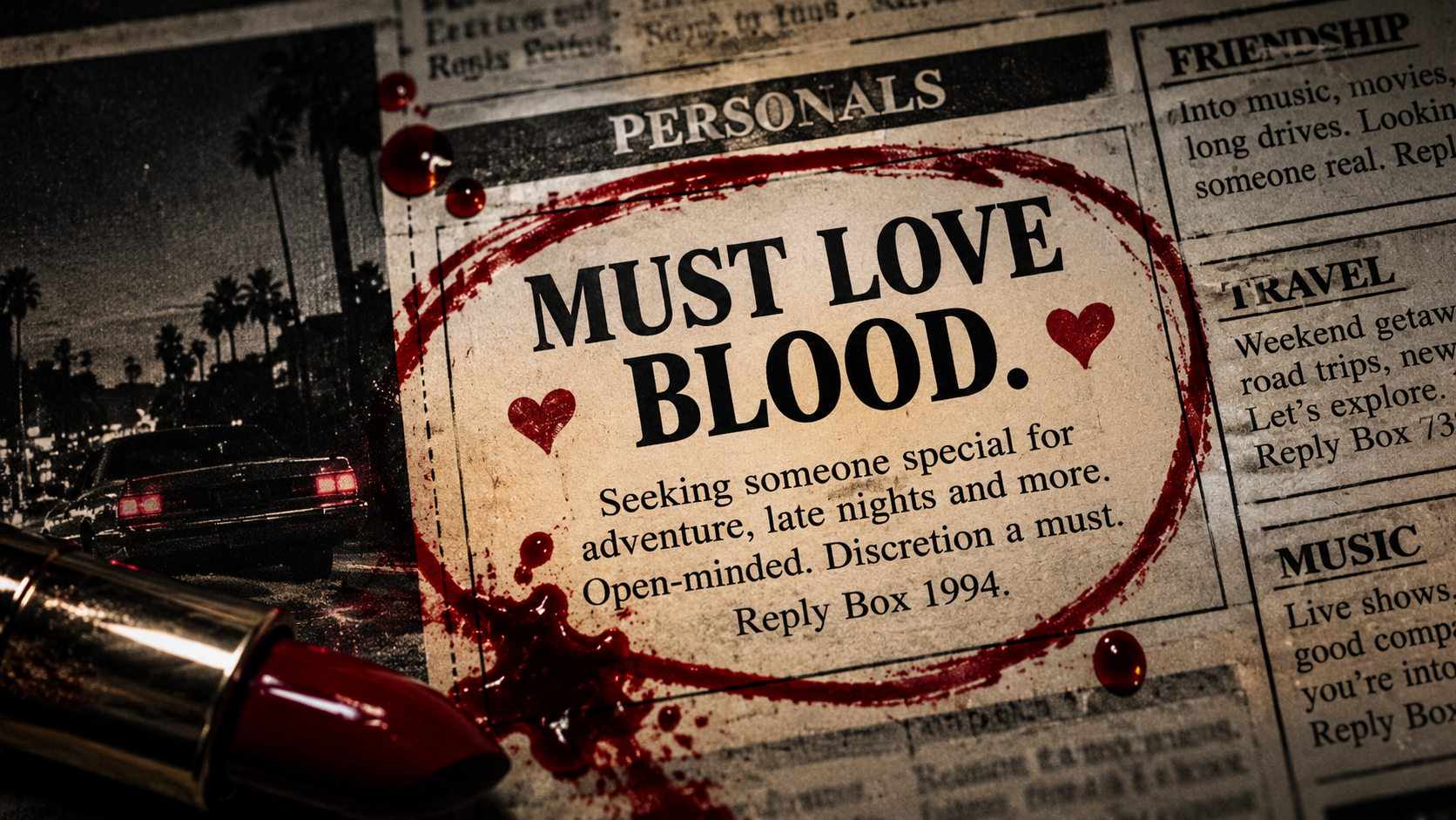 Must Love Blood Vintage Horror Classifieds